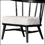 Chair in solid ashwood in black finish 28-Stanton