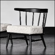 Chaise en frêne massif finition noir 28-Stanton