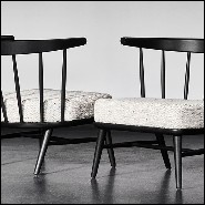 Chair in solid ashwood in black finish 28-Stanton