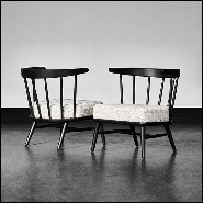 Chair in solid ashwood in black finish 28-Stanton