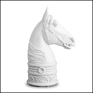Serres-livres set de 2 en porcelaine finition noire ou blanche 172-Gallop Set of 2
