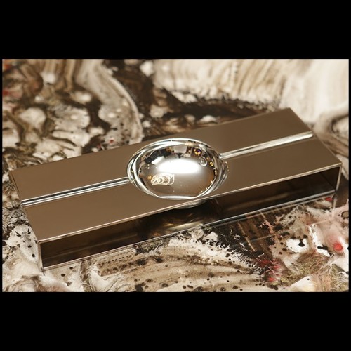 Suitcase covered with brown cowhide leather 186-Luxury Cuban Brown