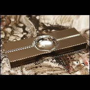 Suitcase covered with brown cowhide leather 186-Luxury Cuban Brown