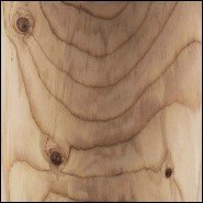 Stool in solid natural aromatic cedar wood 154-Fuga
