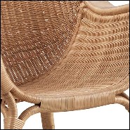 Armchair all handmade in Manau rattan 41-Talia