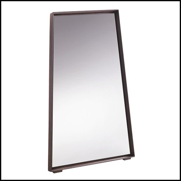Miroir avec cadre en frêne massif et miroir en verre 163-Panel Large Ash