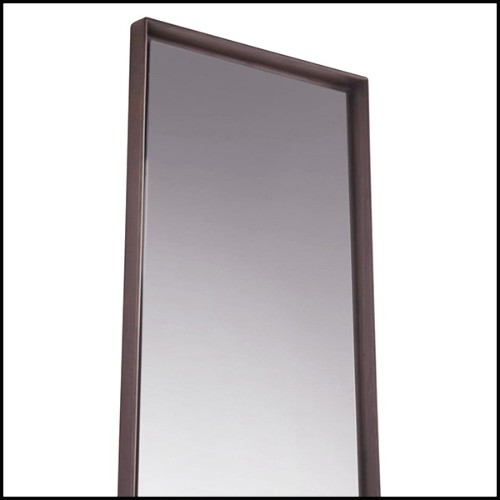 Miroir avec cadre en frêne massif et miroir en verre 163-Panel Long Ash