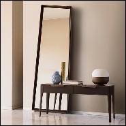 Mirror with solid ash wooden frame with mirror glass 163-Panel Long Ash