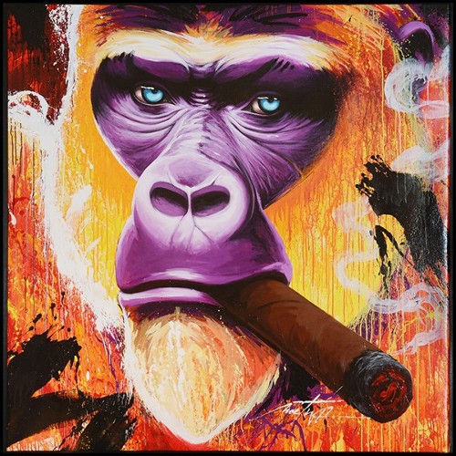 Peinture sur toile pièce unique PC-Yaoundé Color Full II