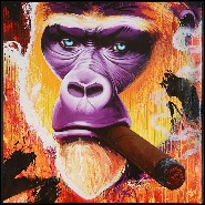 Peinture sur toile pièce unique PC-Yaoundé Color Full II