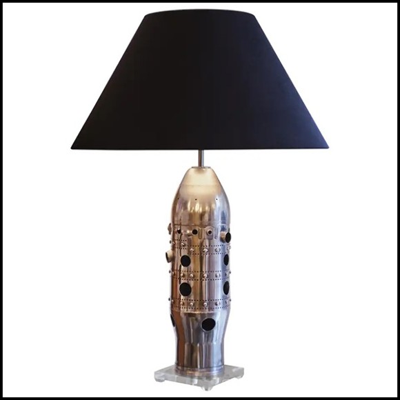 Table Lamp with combustion chamber from CFM56 engine from Boeing 737 and Airbus A320 PC-CFM56 Combustion Chamber