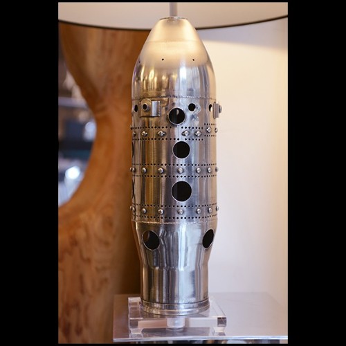 Table Lamp with combustion chamber from CFM56 engine from Boeing 737 and Airbus A320 PC-CFM56 Combustion Chamber