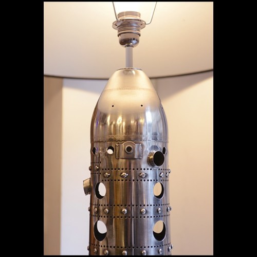 Table Lamp with combustion chamber from CFM56 engine from Boeing 737 and Airbus A320 PC-CFM56 Combustion Chamber