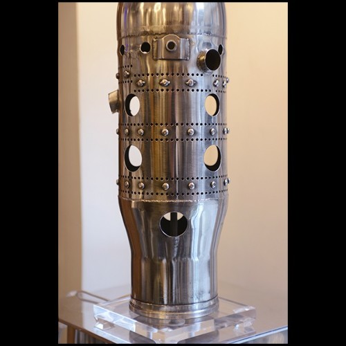 Table Lamp with combustion chamber from CFM56 engine from Boeing 737 and Airbus A320 PC-CFM56 Combustion Chamber