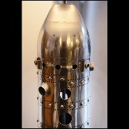 Table Lamp with combustion chamber from CFM56 engine from Boeing 737 and Airbus A320 PC-CFM56 Combustion Chamber