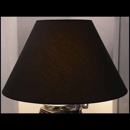 Table lamp made with an authentic engine cylinder from piper aircraft PC-Piper Cylinder