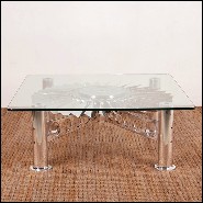 Coffee table with turbine from Rolls-Royce RB.80 Conway engine PC-Turbofan Rolls-Royce