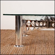 Coffee table with turbine from Rolls-Royce RB.80 Conway engine PC-Turbofan Rolls-Royce