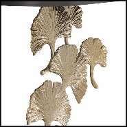 Lampe en laiton et acier inoxydable finition gold avec abats-jours coloris bronze 24-Régina