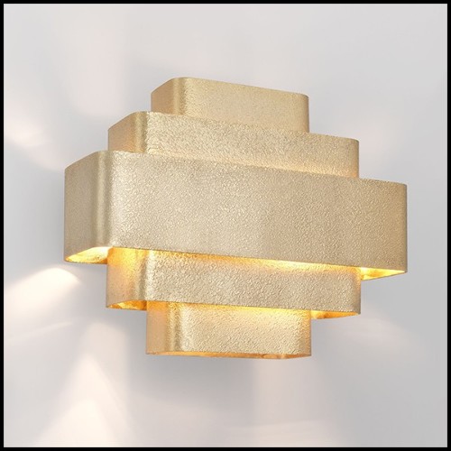 Lampe en laiton et aluminium avec finition gold 24-Pegaso