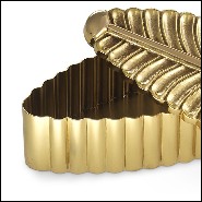 Boite finition laiton polie 24-La Plume