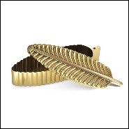 Boite finition laiton polie 24-La Plume