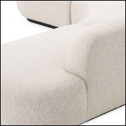 Sofa in solid wood coverded with bouclé cream fabric 24-Bjorn