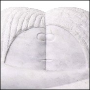 Decorative object in white marble 24-Love Couple