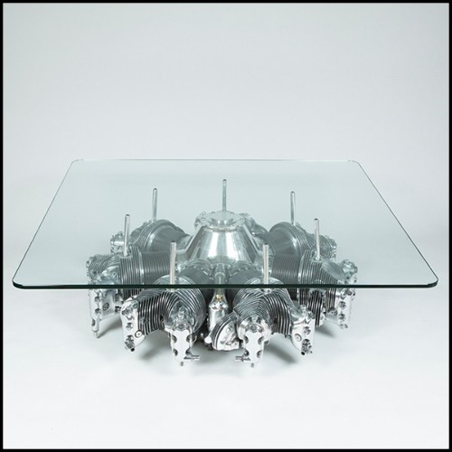 Table basse moteur radial continental PC-Continental Radial Engine