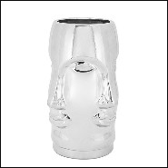 Vase multifaces réalisé en céramique dans une finition dorée 162-Multifaces Gilded