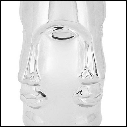 Vase multifaces réalisé en céramique dans une finition dorée 162-Multifaces Gilded