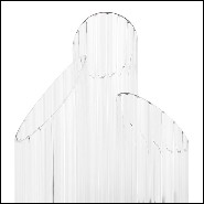 Table Lamp in gold-plated polished brass and with crystal glass 164-Vitta