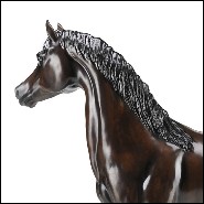 Sculpture cheval pur-sang en porcelaine peinte à la main 196-Pure Race Horse