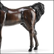Sculpture cheval pur-sang en porcelaine peinte à la main 196-Pure Race Horse
