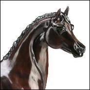 Sculpture pure bred horse in hand painted porcelain 196-Pure Bred Horse