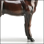 Sculpture cheval pur-sang en porcelaine peinte à la main 196-Pure Race Horse