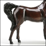 Sculpture pure bred horse in hand painted porcelain 196-Pure Bred Horse