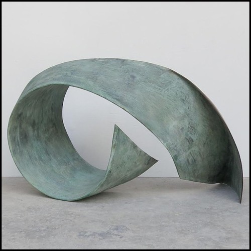 Sculpture made with solid bronze 190-Deluge