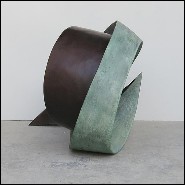 Sculpture made with solid bronze 190-Deluge