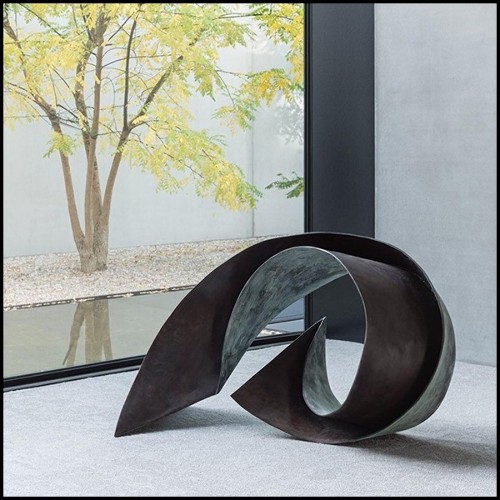 Sculpture en bronze massif 190-Déluge