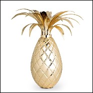 Lampe de table en forme ananas finition plaquée or 157-Ananas