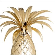 Lampe de table en forme ananas finition plaquée or 157-Ananas