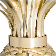Lampe de table en forme ananas finition plaquée or 157-Ananas