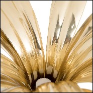 Lampe de table en forme ananas finition plaquée or 157-Ananas