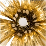 Lampe de table en forme ananas finition plaquée or 157-Ananas