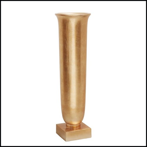 Vase en finition dorée style feuille d'or 162-Rob