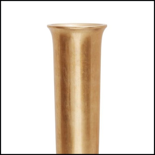 Vase en finition dorée style feuille d'or 162-Rob