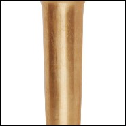 Vase in painted gold finish with gold leaf finishes style 162-Rob