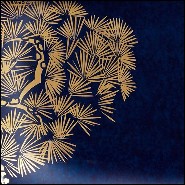 Plateau en porcelaine plaquée or 24k 172-Sendai