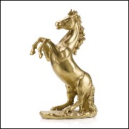 Sculpture prancing stallion 24k gold plated 196-Prancing Stallion